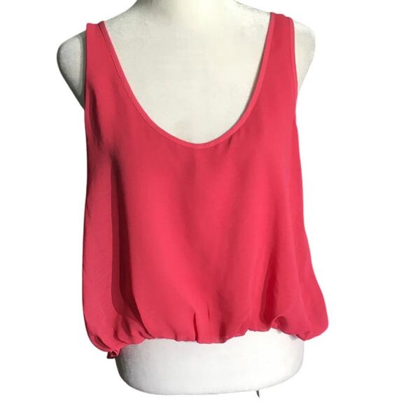 Bebe Pink Tank Top Size S Petite - Baddie, Coquette, Y2K - Picture 1 of 6